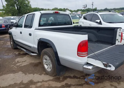 2001 Dodge Dakota Slt/Sport из США, поврежденный, VIN 1B7HL2AN91S304465